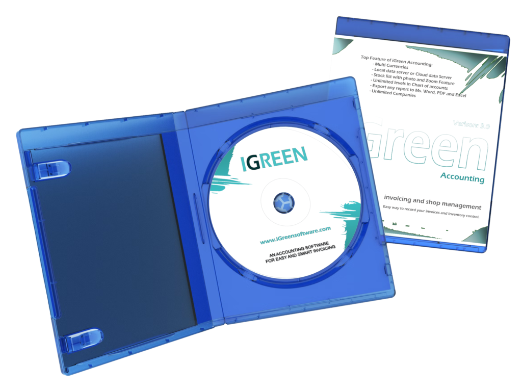 پکیج نرم افزار حسابداری انگلیسی آیگرین