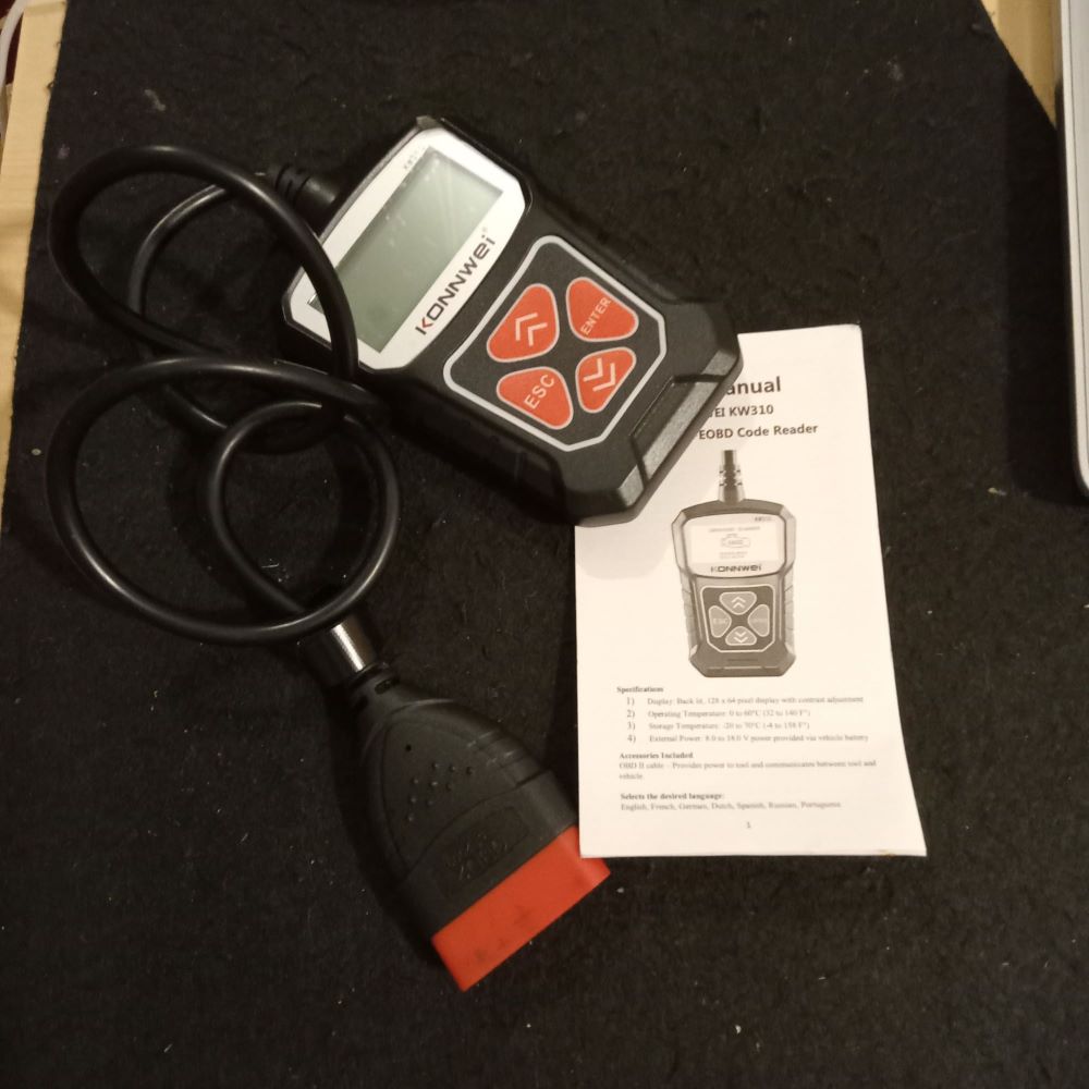 دستگاه دیاگ خودرو konnwei kw310